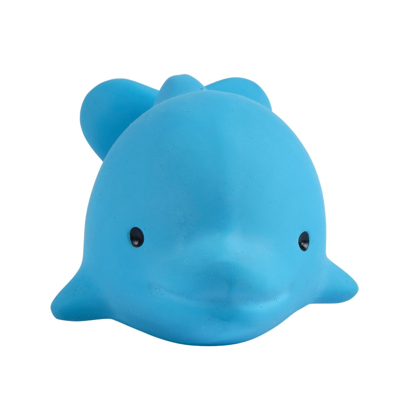 Dolphin- Organic Natural Latex Rubber Rattle, Teether & Bath Toy