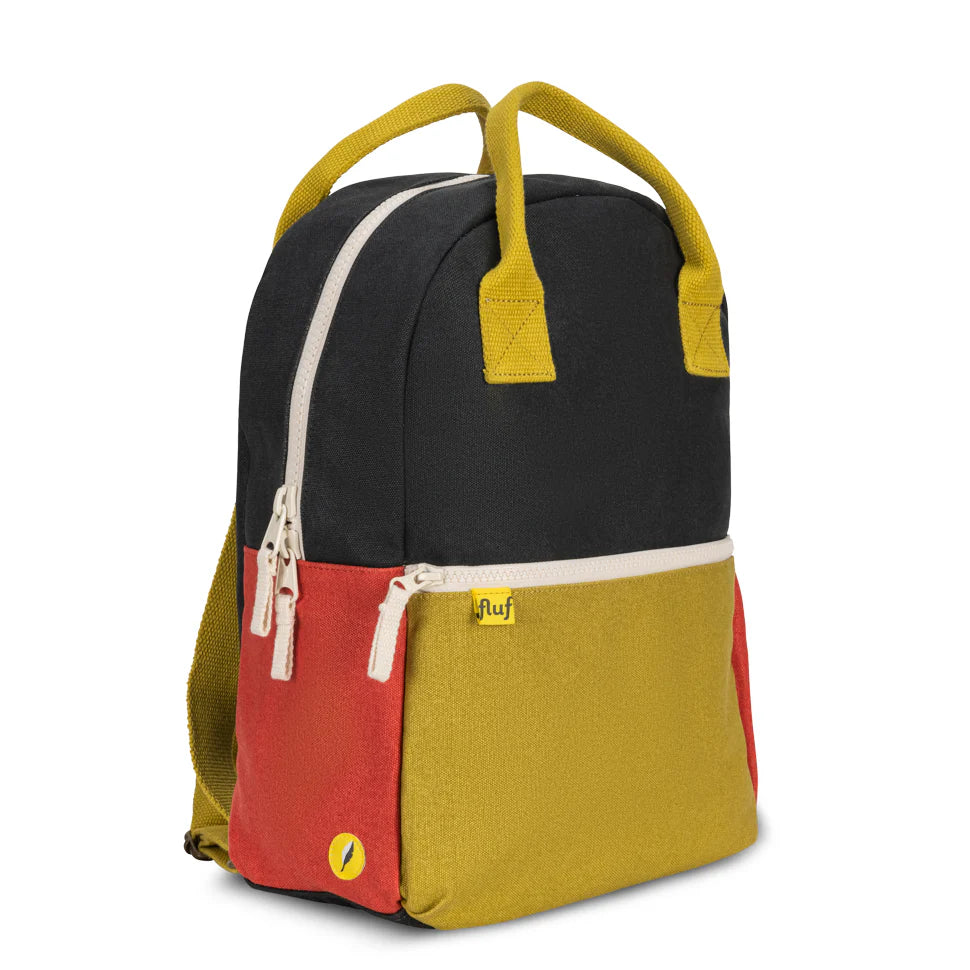 Organic Cotton Kids Backpack - Carbon Cactus
