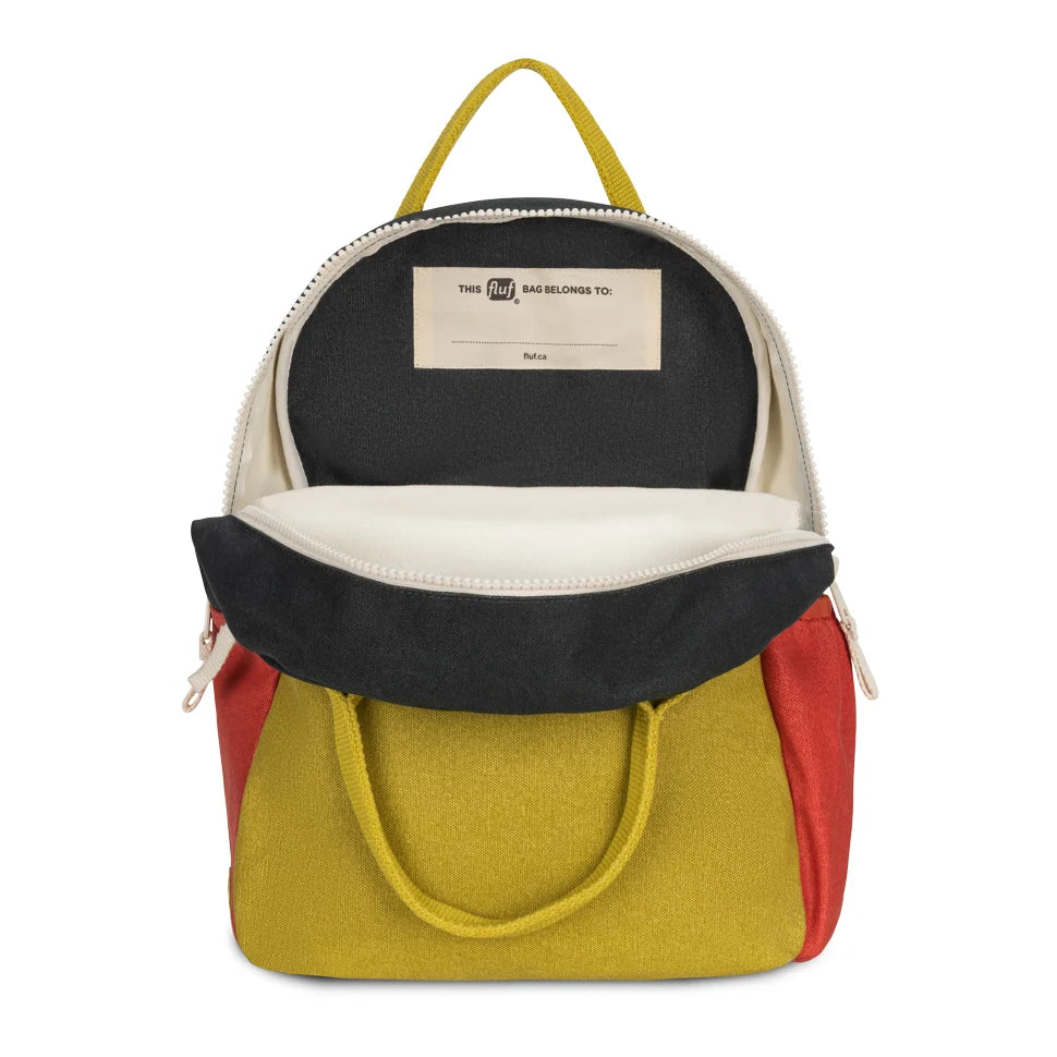 Organic Cotton Kids Backpack - Carbon Cactus