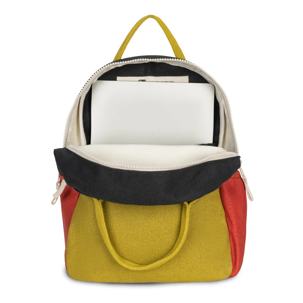 Organic Cotton Kids Backpack - Carbon Cactus