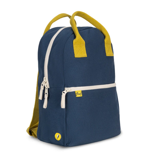 Organic Cotton Kids Backpack - Navy