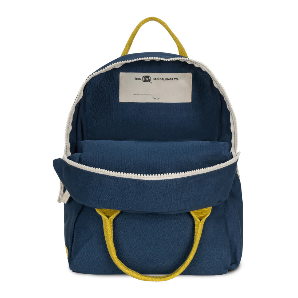 Organic Cotton Kids Backpack - Navy
