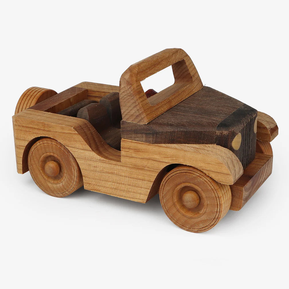 Handmade Wooden Jeep
