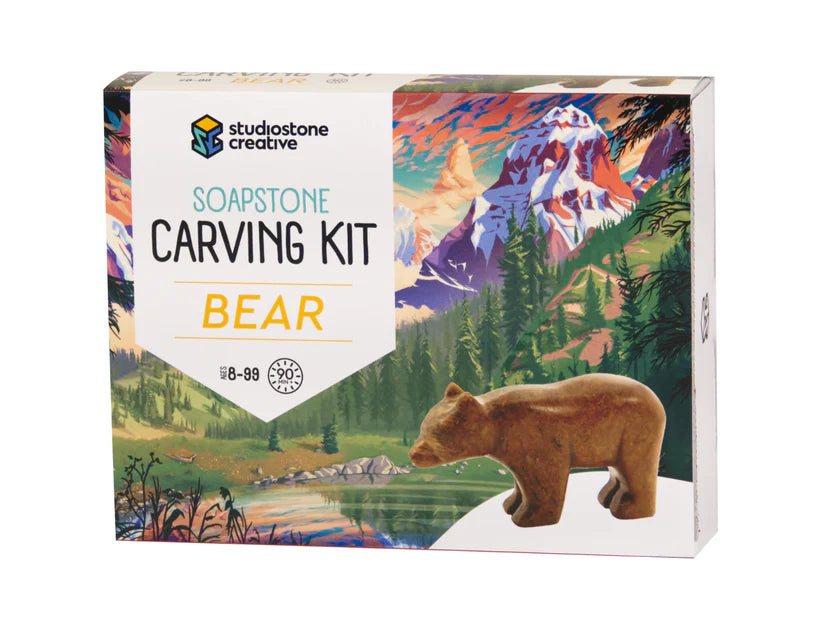 SoapStone Carving Kit- Bear