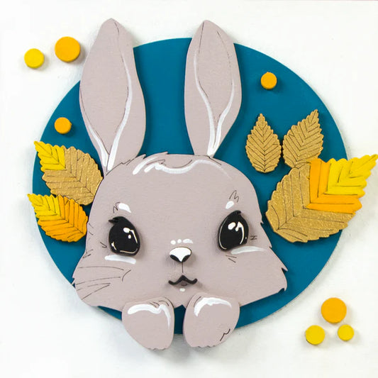 Wooden 3D Painting Set- Bunny