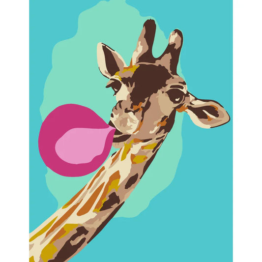 Artwille DIY Paint By Numbers- Cool Giraffe