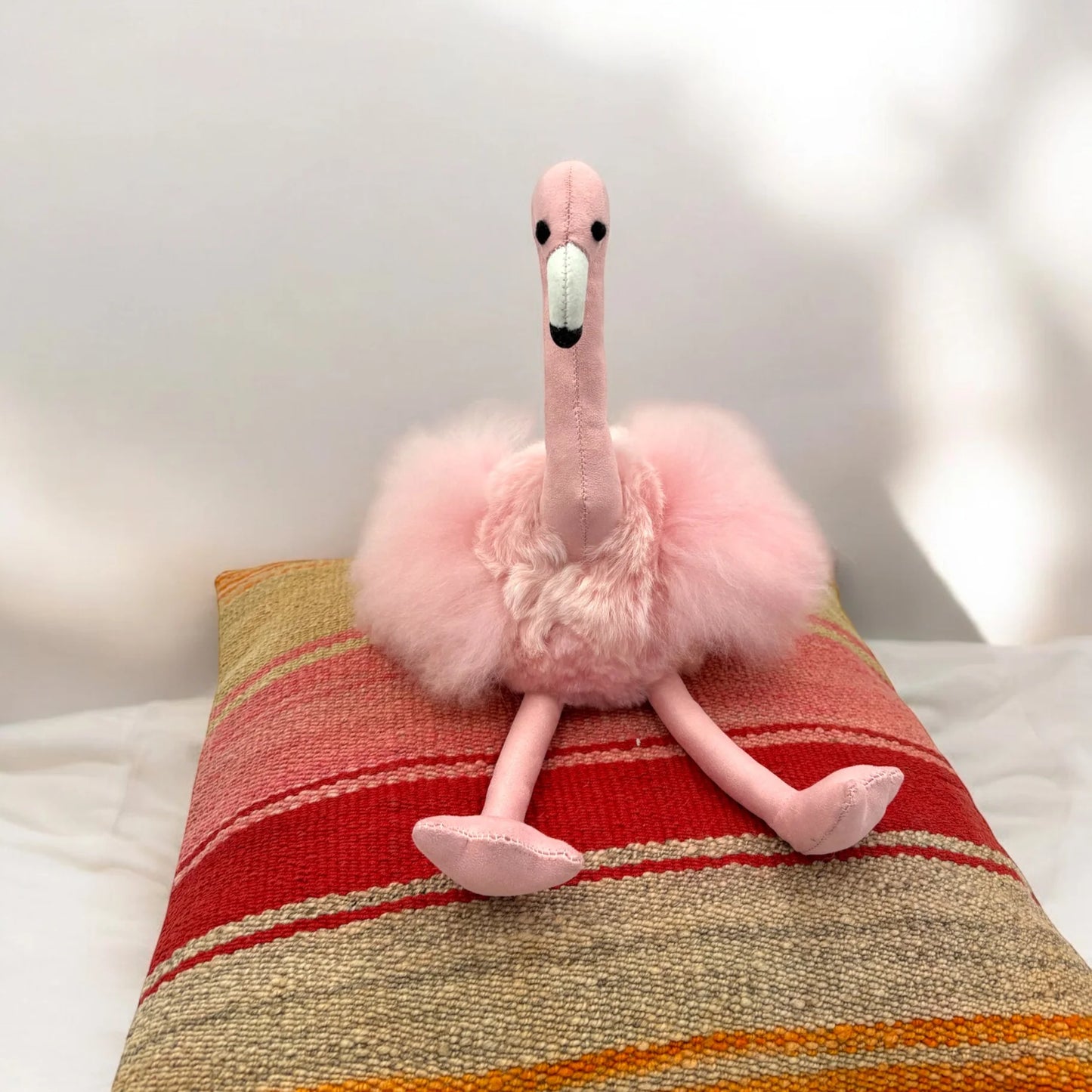 Featherlight Flamingo Alpaca Toy