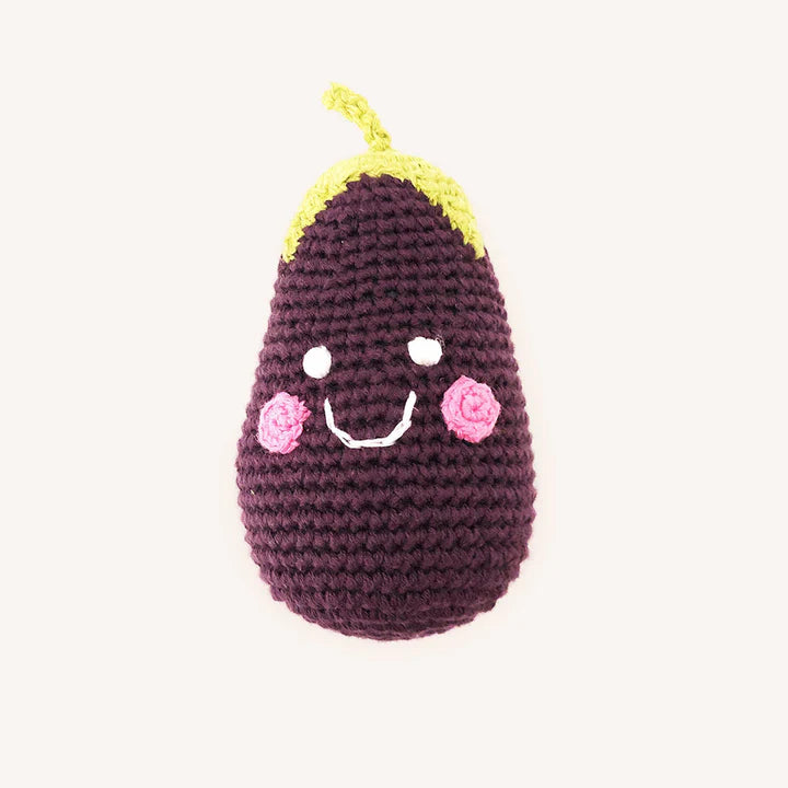 Eggplant- Organic Cotton Plush