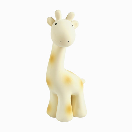 Giraffe- Organic Natural Latex Rattle, Teether & Bath Toy