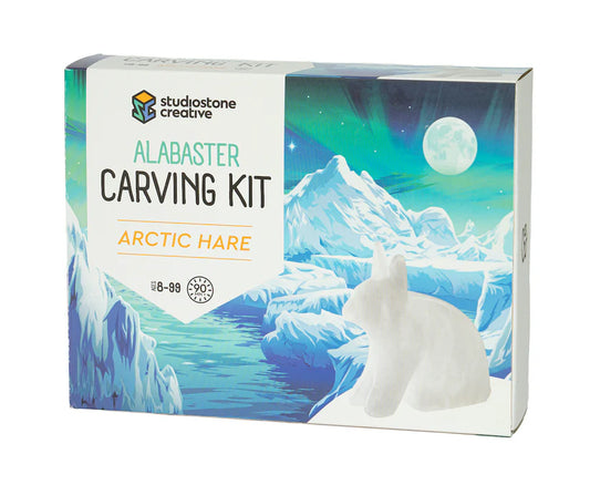 Alabaster Carving Kit- Arctic Hare