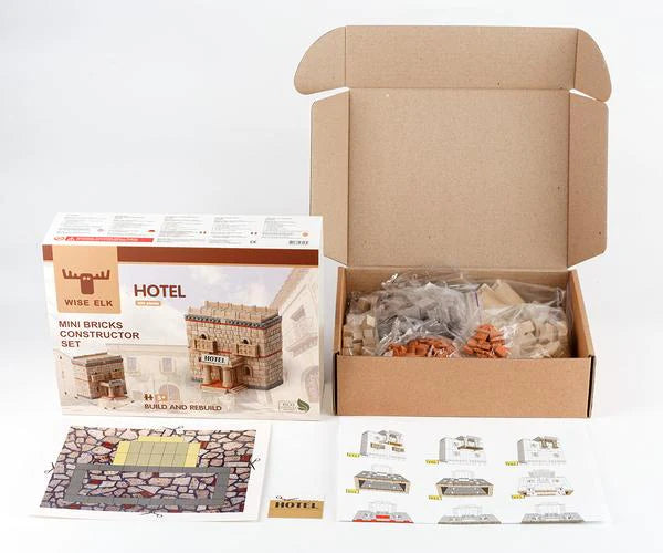 Mini Bricks Constructor Set- Hotel