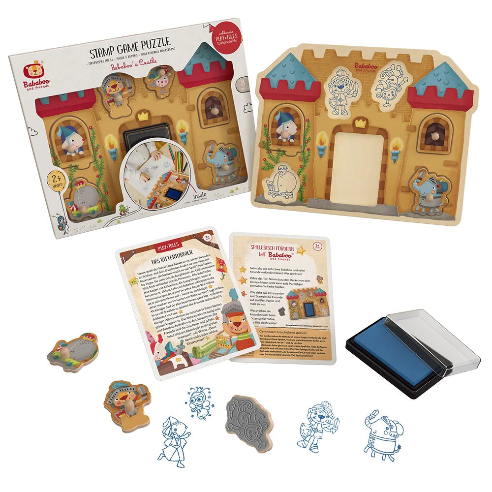 Bababoo's Castle Stamp Game Puzzle