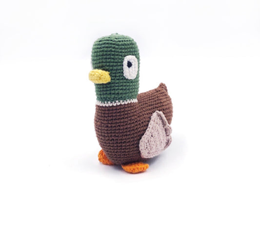 Mallard duck rattle