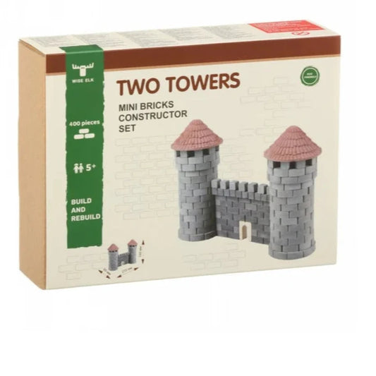 Mini Bricks Construction Set- Two Towers