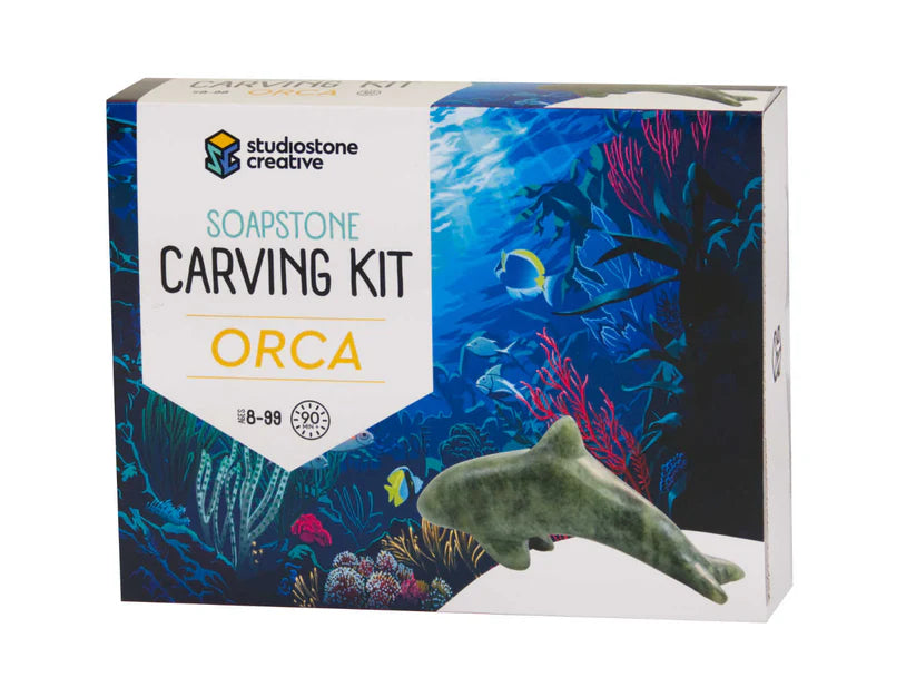 SoapStone Carving Kit- Orca