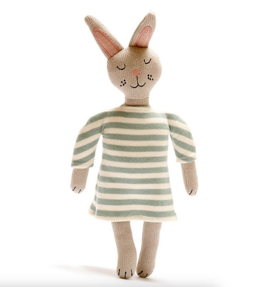 Organic Knitted Plush Toy - Bunny Doll