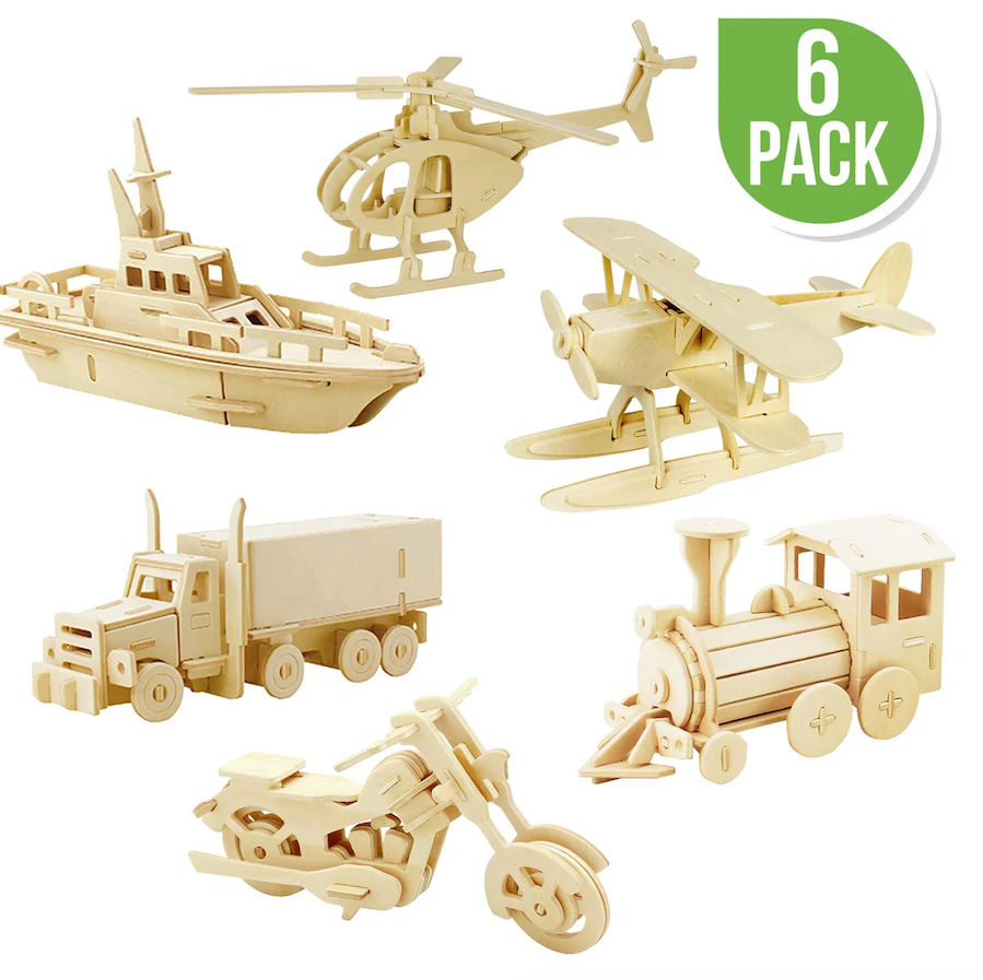 Classic Wooden Puzzle Bundle - Transportation