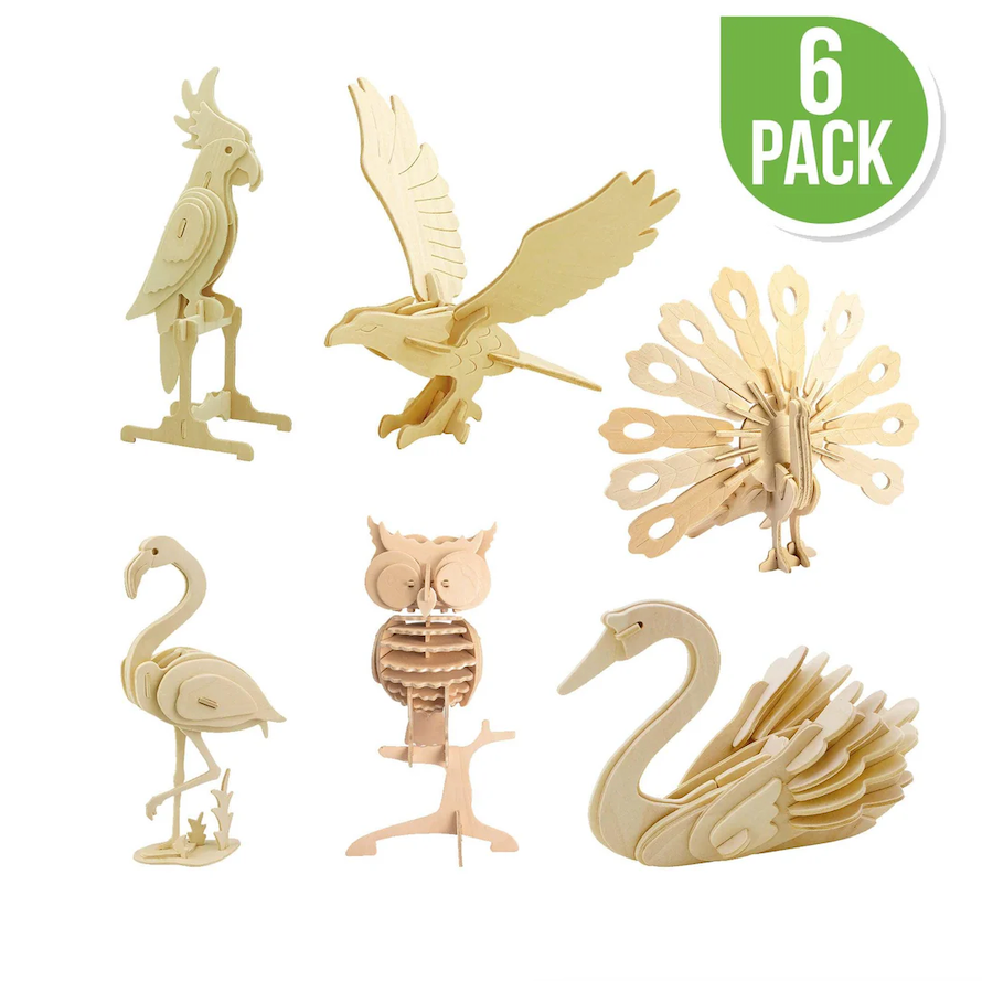 Classic Wooden Puzzle Bundle - Birds