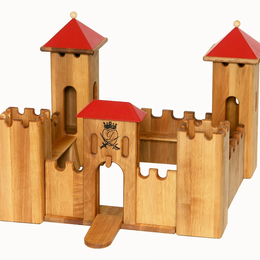 Handcrafted Wooden Fortification Castle