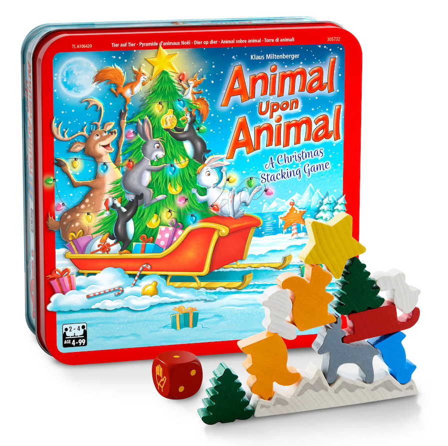 Animal Upon Animal Christmas Stacking Game