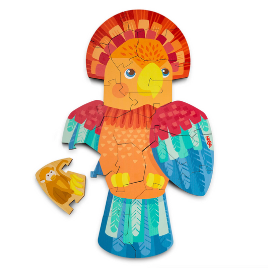 Parrot Double-Sided Wooden Puzzle
