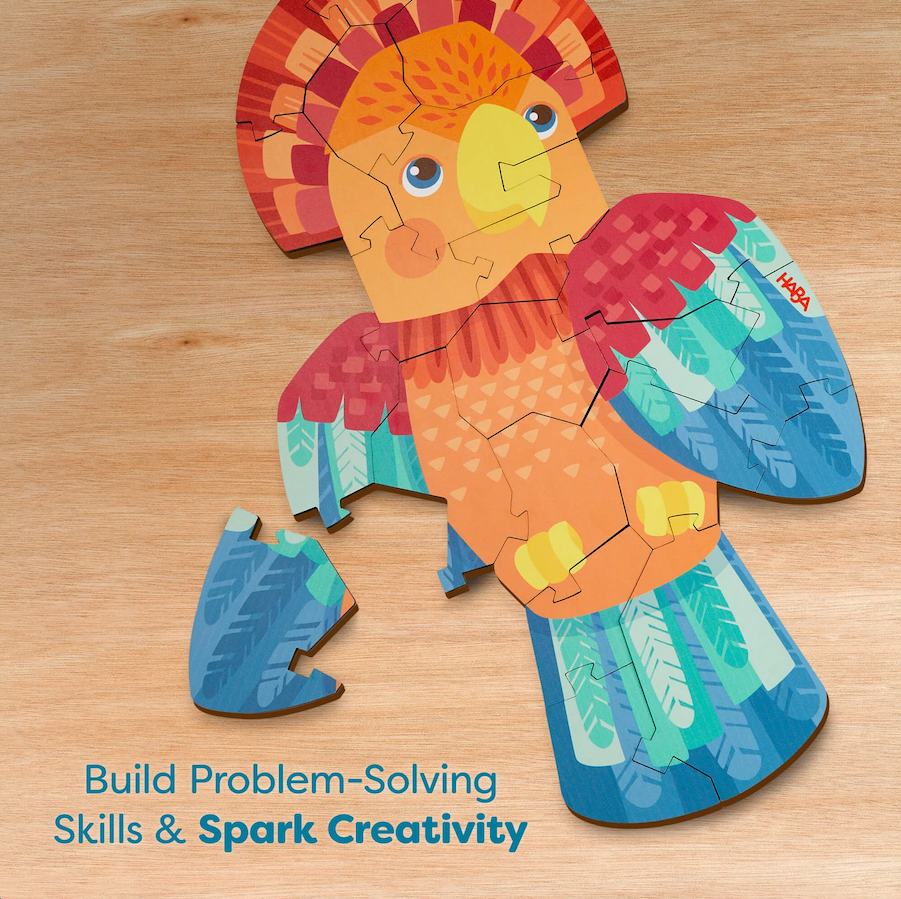 Parrot Double-Sided Wooden Puzzle