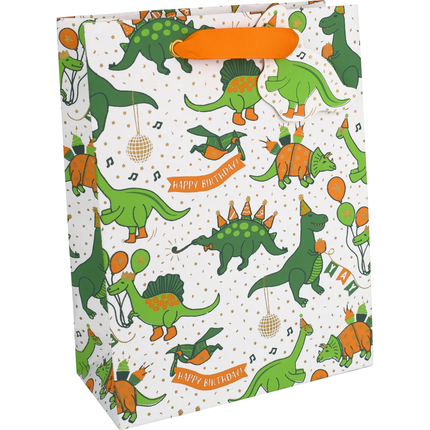 Medium Bag - Birthday Dinos