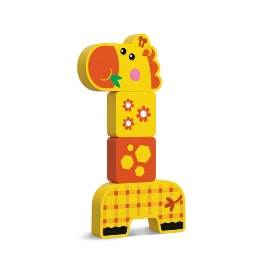 Kids Hits Wooden Toy- Friendly Giraffe