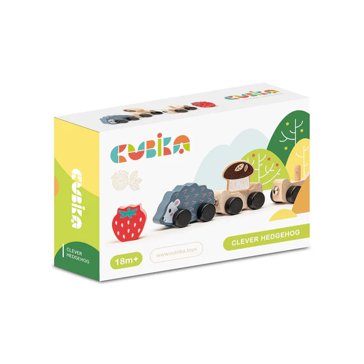 Cubika Wooden Toy- Clever Hedgehog