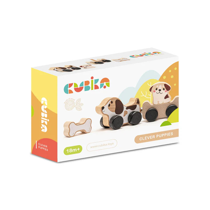 Wooden Toy- Clever Puppies