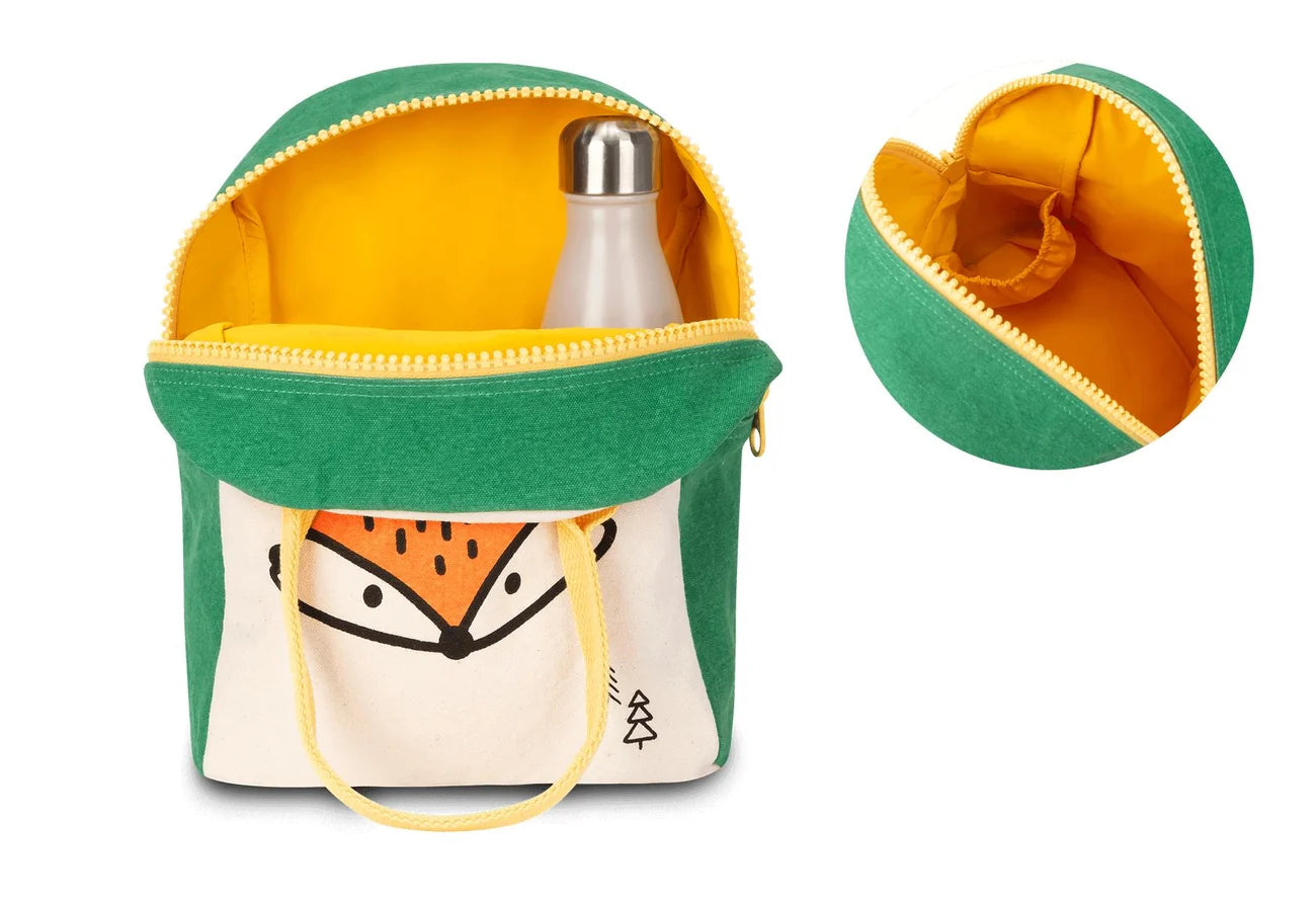 Organic Cotton Lunch Bag - Fox