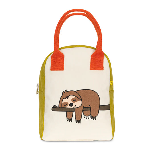 Organic Cotton Lunch Bag - Sloth