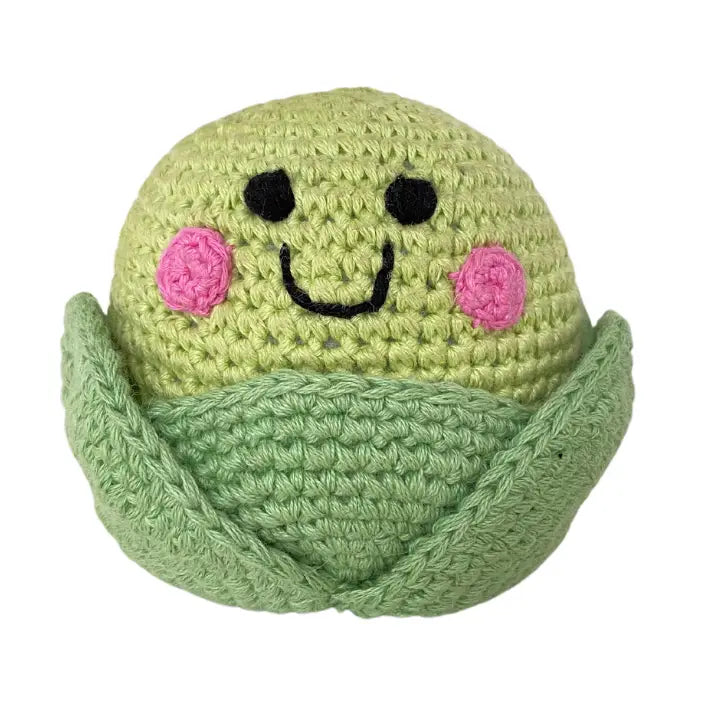 Handmade Lettuce Baby Rattle