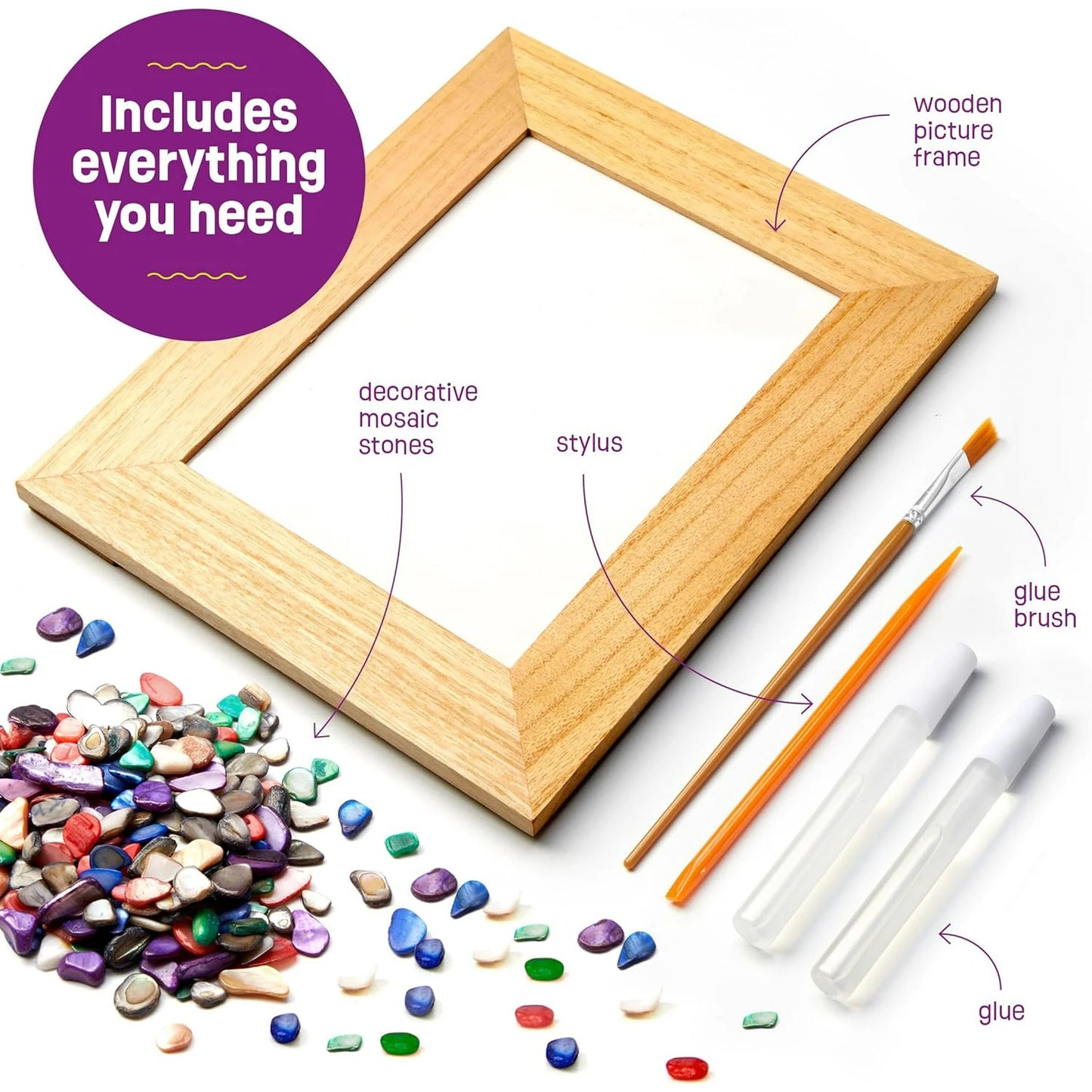 DIY Mosaic Picture Frame Kit