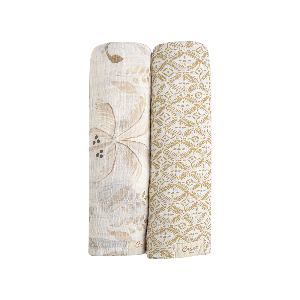 Cotton Swaddle Wraps- Kendi 2PC