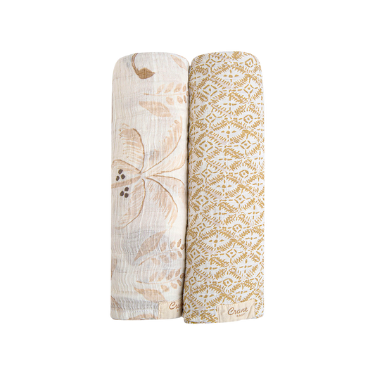 Cotton Swaddle Wraps- Kendi 2PC