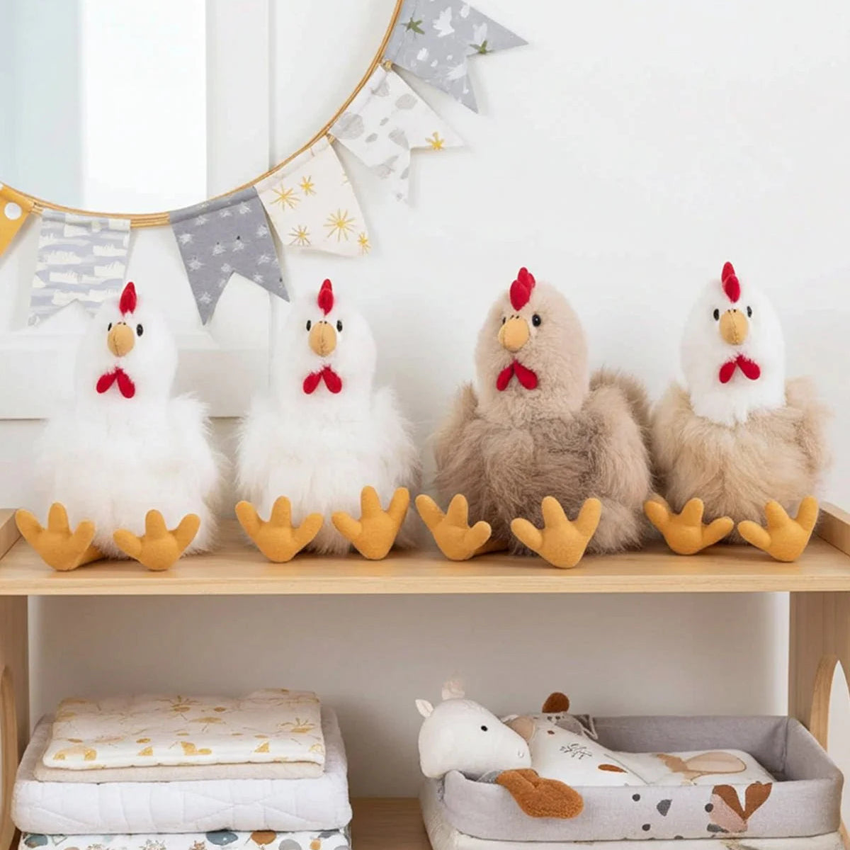 Alpaca Stuffed Animal - Hen 16"