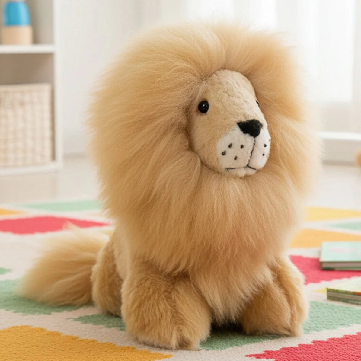 Alpaca Stuffed Animal - Lion 9"