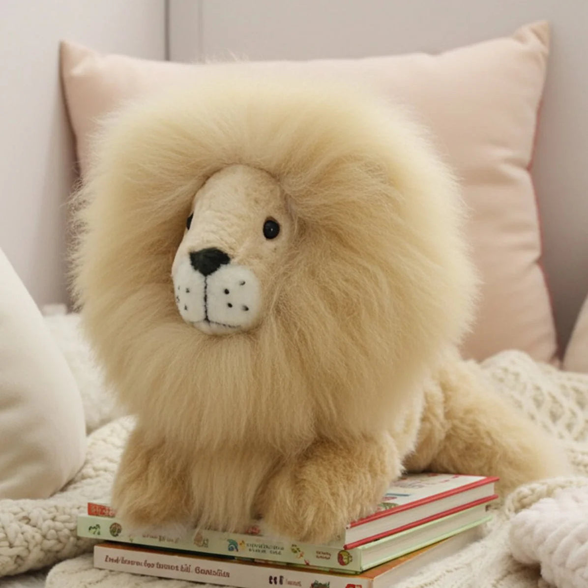 Alpaca Stuffed Animal - Lion 9"