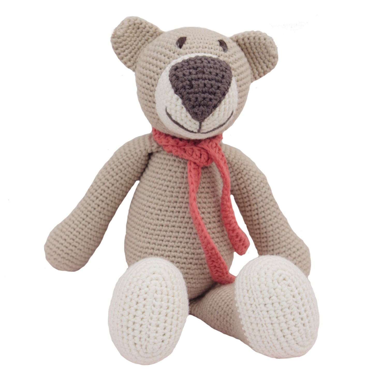 Atty The Bear- Organic Cotton Crochet Plush