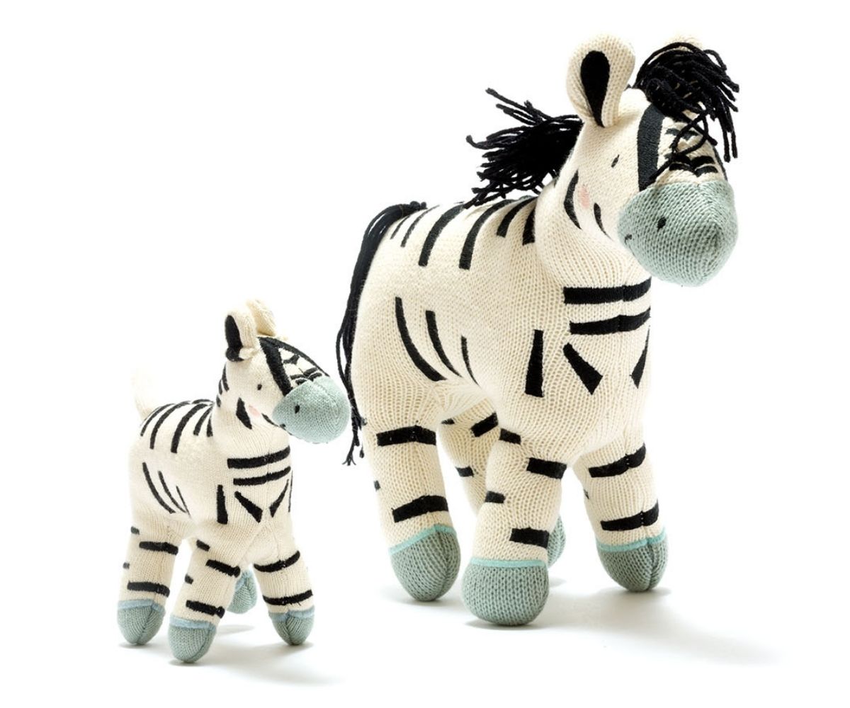 Ziggy The Zebra- Organic Cotton Plush