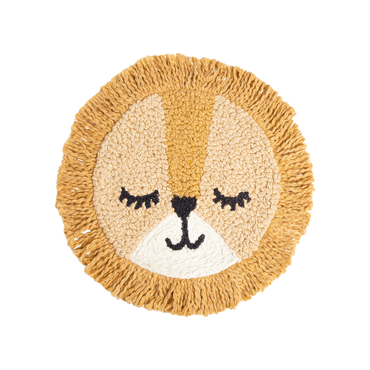 Decorative Cotton Pillow- Lion