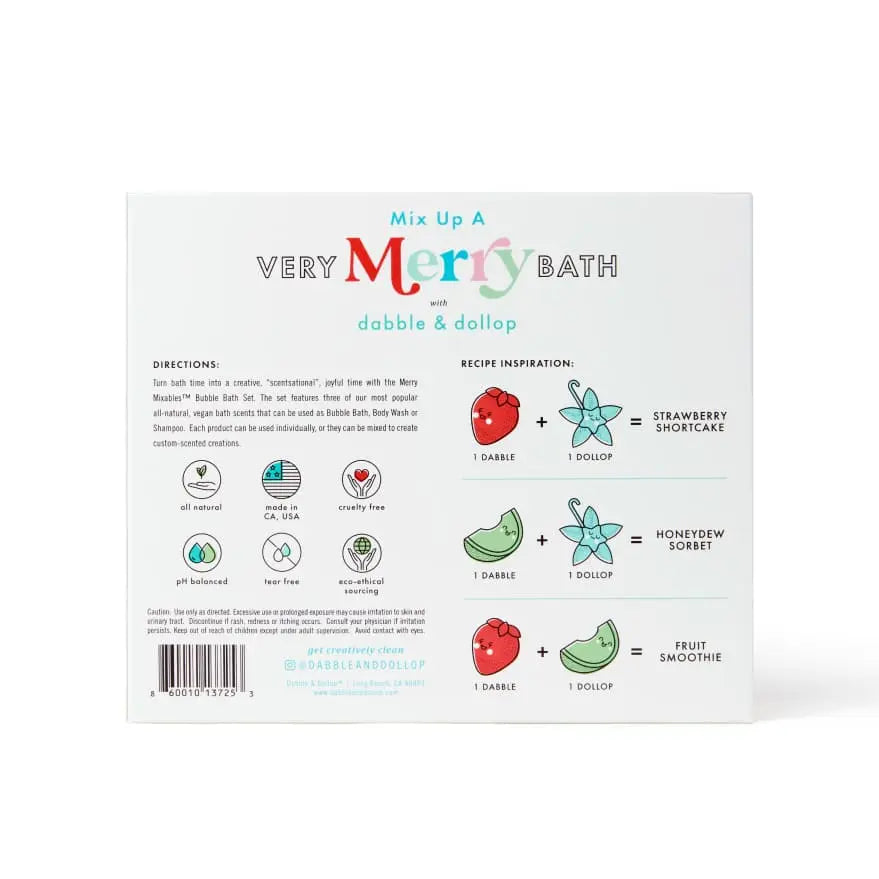 Bubble Bath Set- Merry Mixables