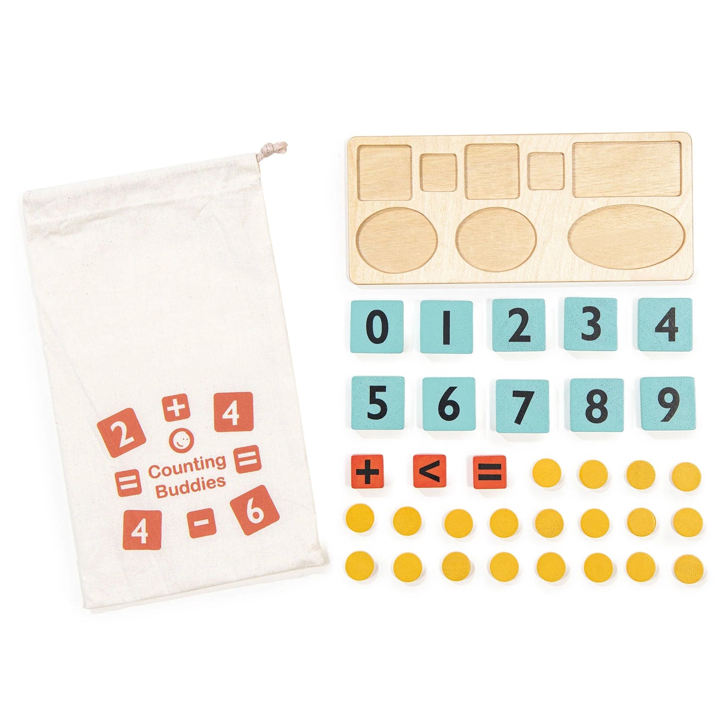 Wooden Counting Buddies Number Set