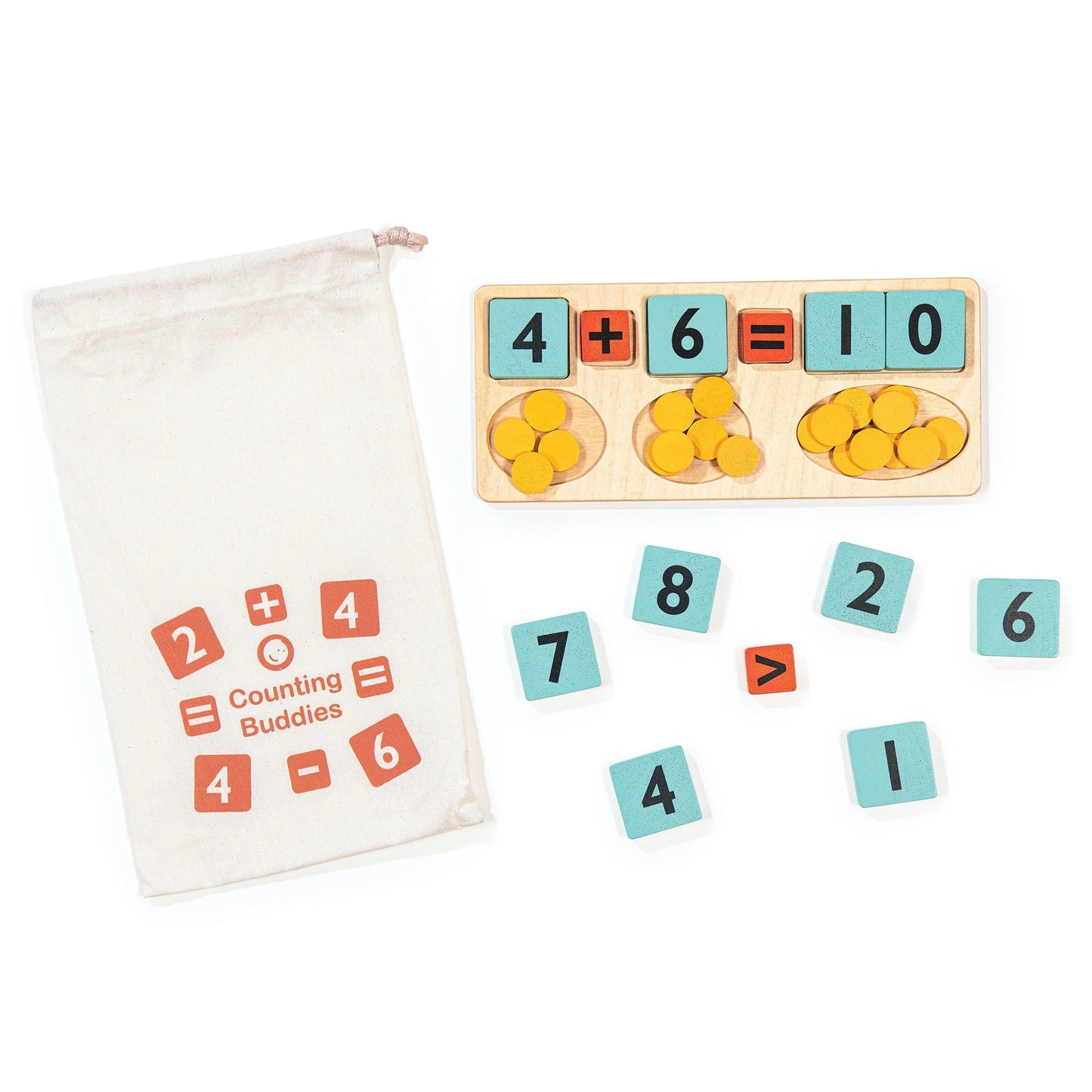 Wooden Counting Buddies Number Set