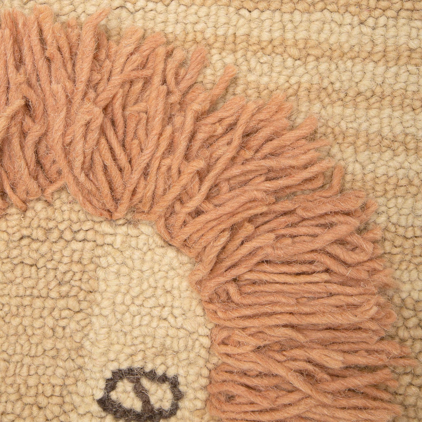 Wool Rug- Lion Shape