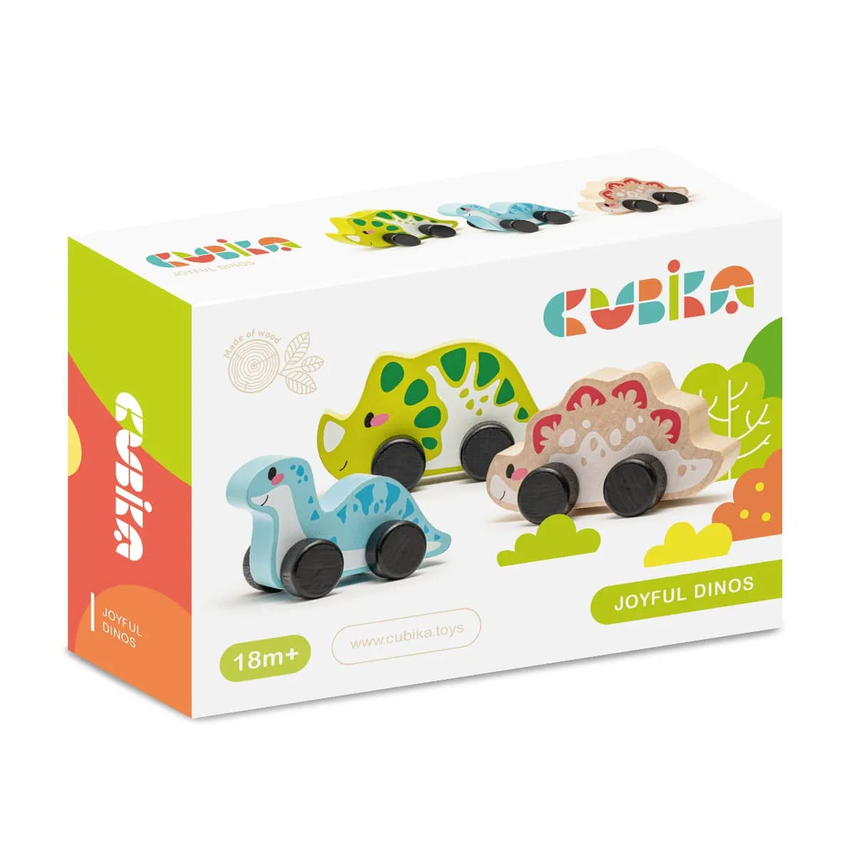 Wooden Set - Joyful dinos