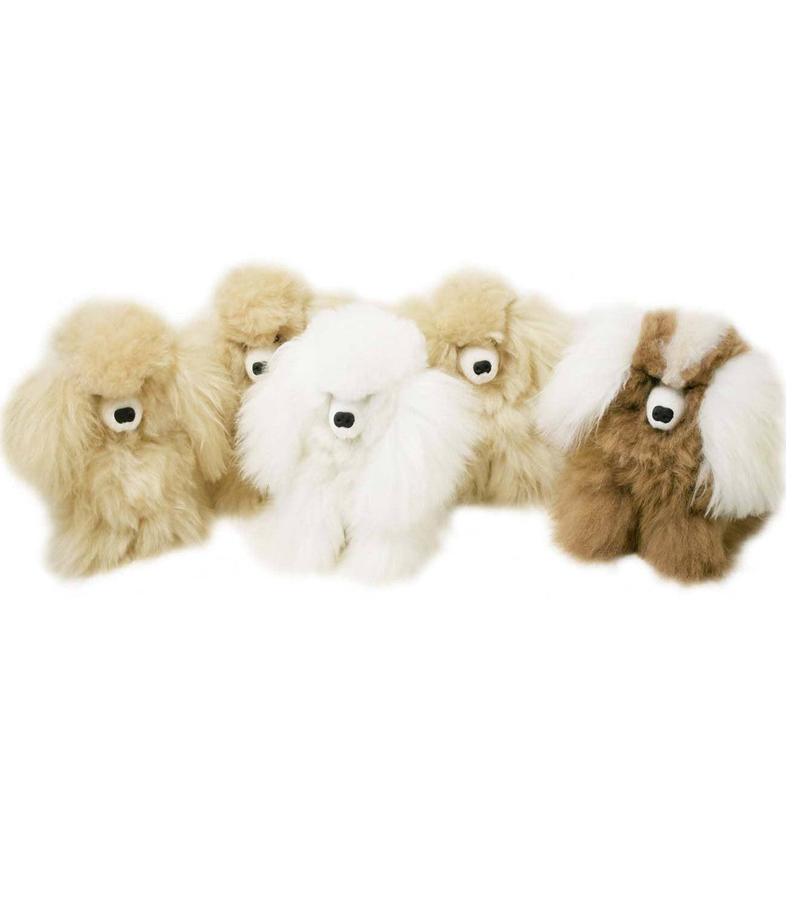 Handmade Alpaca Stuffed Animal - Puppy 9"