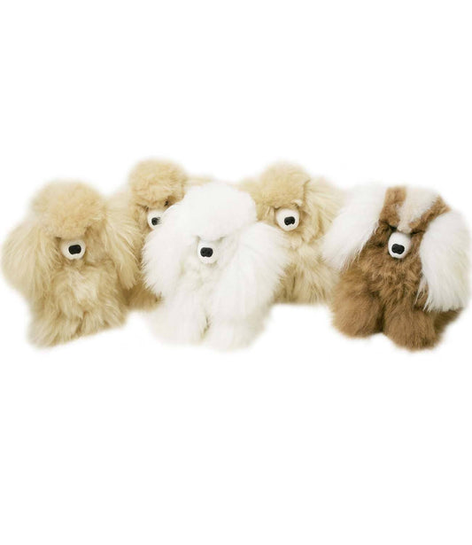 Handmade Alpaca Stuffed Animal - Puppy 9"