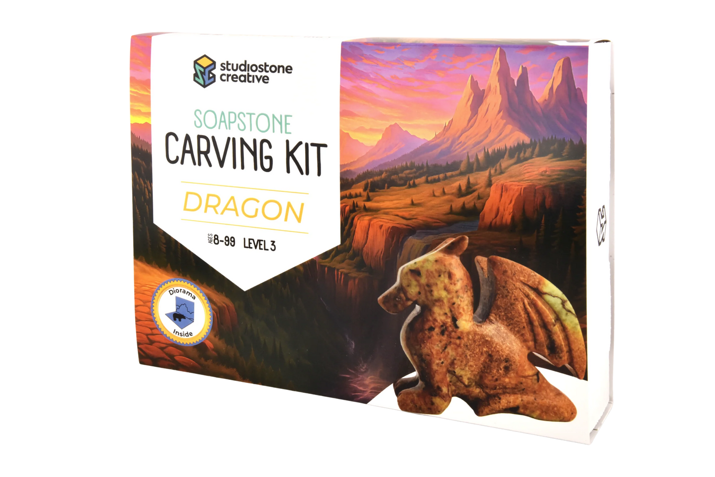 Soapstone Carving Kit - Dragon